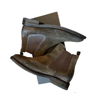 Thursday Boots - The Duke - Dark Olive Suede